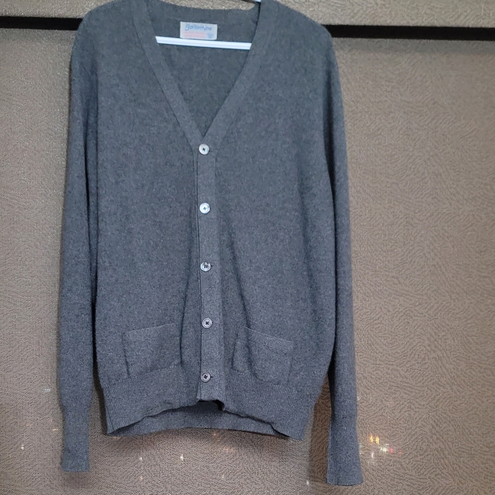 Ballantyne Cashmere V Neck Cardigan